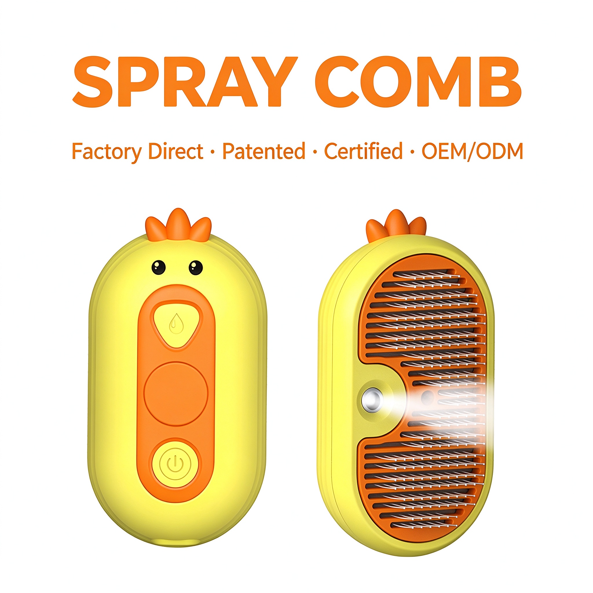 RK35 Spray Comb front and back views